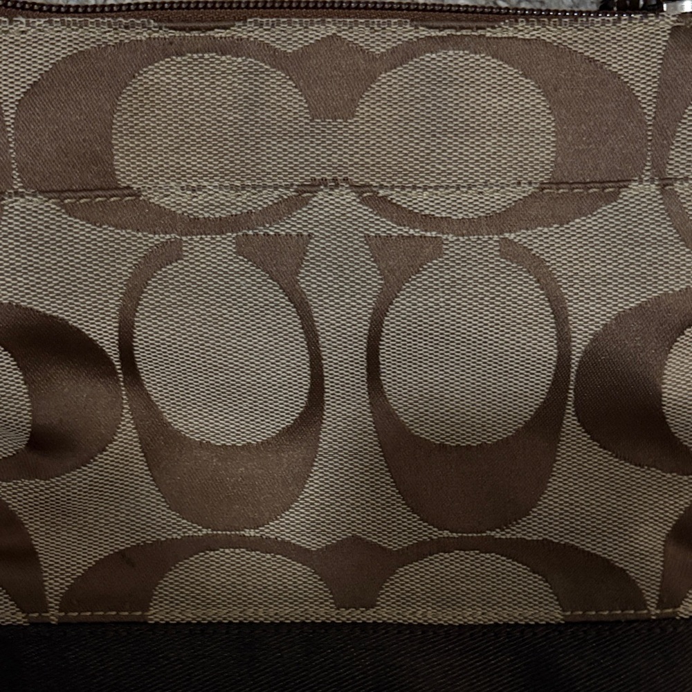 Coach Brown and Cream Crossbody Bag - Picture 6 of 11